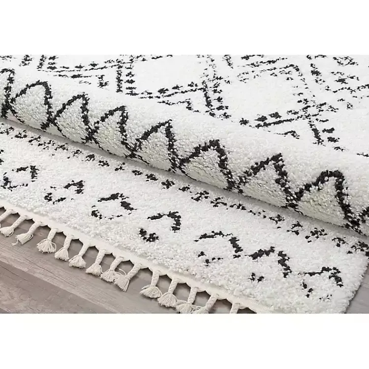 Kirklands Home Area Rugs|Whisper White Moon Accent Rug, 2x8