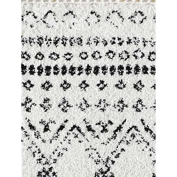 Kirklands Home Area Rugs|Whisper White Moon Accent Rug, 2x8