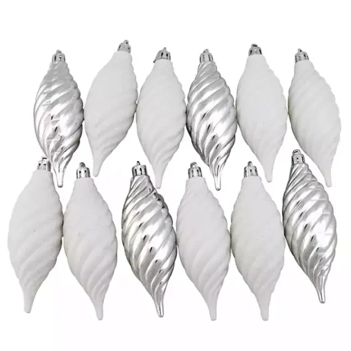 Outlet White & Shatterproof Christmas Ornament Set Christmas Ornaments