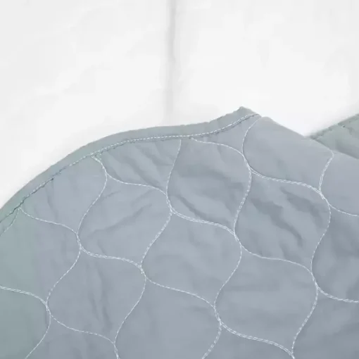 Kirklands Home Quilts|White and Blue Scallop 3-pc. King Quilt Set