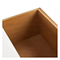 Kirklands Home Console Tables|White and Brown Herringbone Console Table