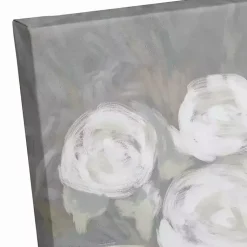 Kirklands Home Canvas Art|White and Gray Floral Assortment Canvas Art Print