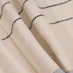 Hot White and Gray Striped Pillow Pillows