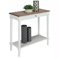Kirklands Home Console Tables|and Natural Davis Console Table White