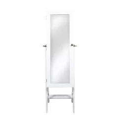 Kirklands Home Full Length & Floor Mirrors|and Silver Wood Mirror Armoire White