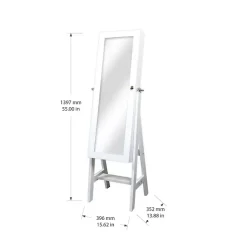 Kirklands Home Full Length & Floor Mirrors|and Silver Wood Mirror Armoire White