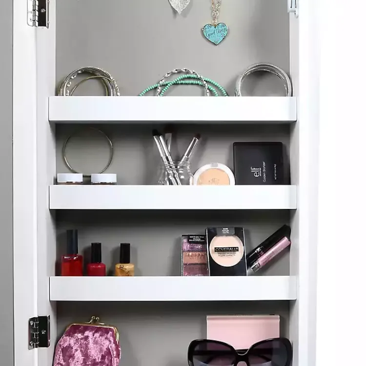 Kirklands Home Full Length & Floor Mirrors|and Silver Wood Mirror Armoire White
