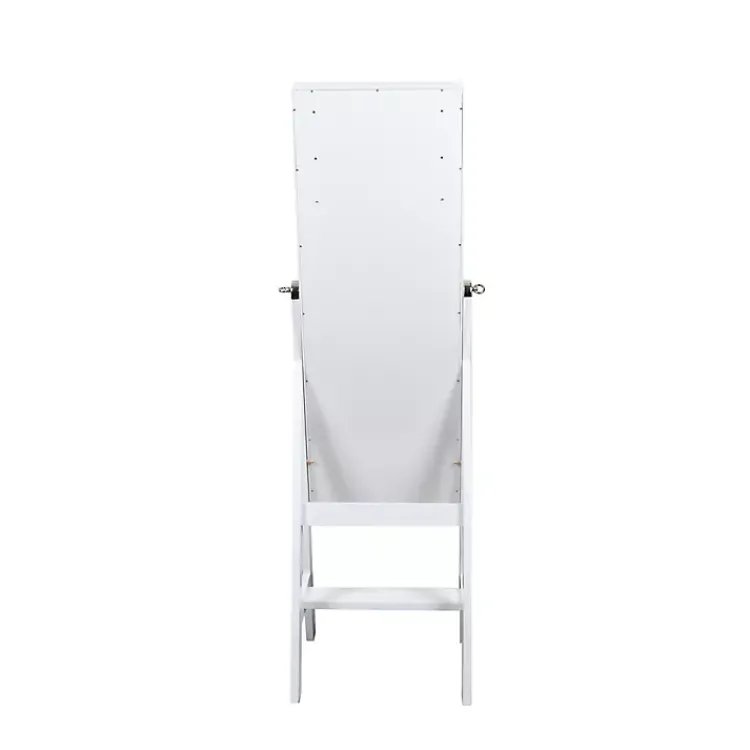 Kirklands Home Full Length & Floor Mirrors|and Silver Wood Mirror Armoire White