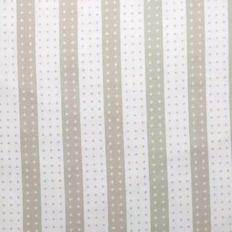 Discount White and Tan Dotted Stripes Pillow Pillows