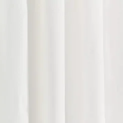 Kirklands Home Curtains & Drapes|White and Tan Scalloped Curtain Panel Set, 84 in.