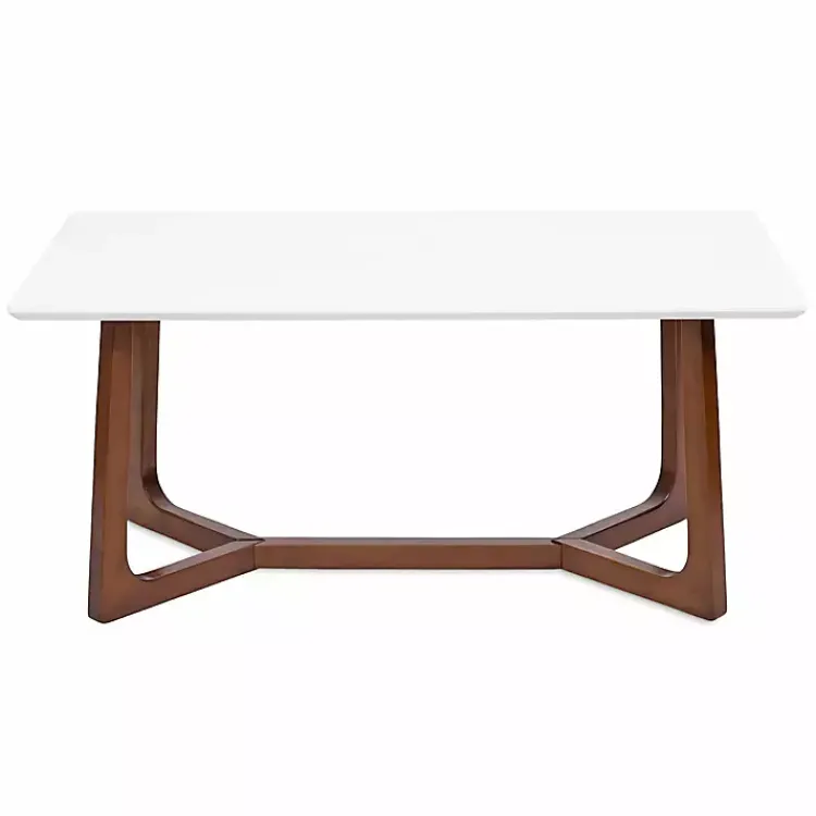Kirklands Home Coffee Tables|and Walnut Olivia Coffee Table White