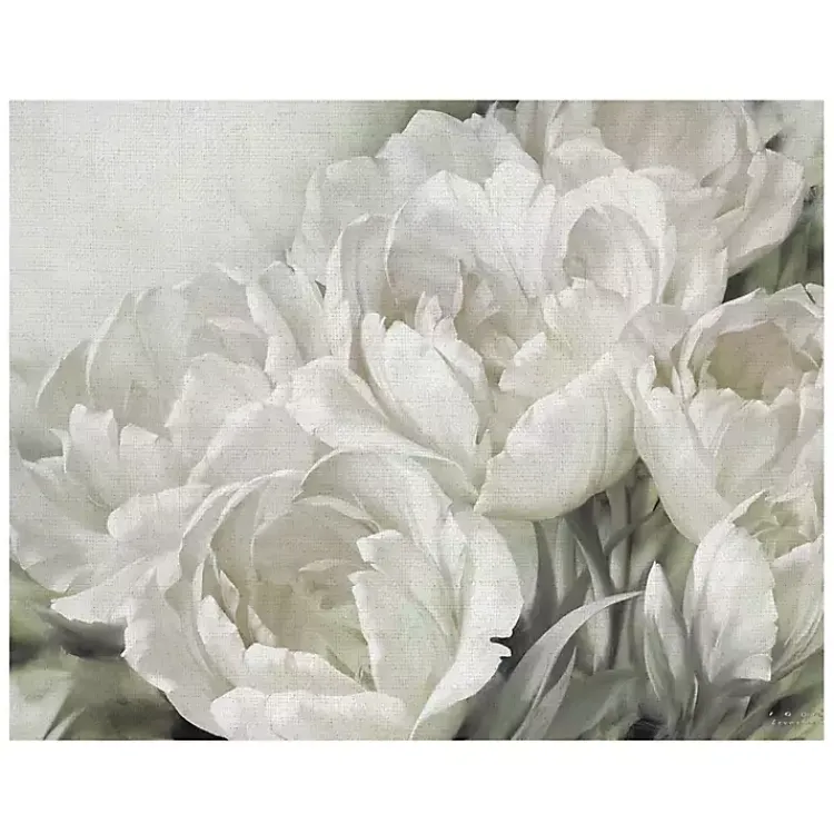 Kirklands Home Canvas Art|White Angelique Tulips Canvas Art Print, 40x30 in.