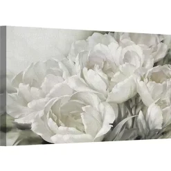 Kirklands Home Canvas Art|White Angelique Tulips Canvas Art Print, 40x30 in.