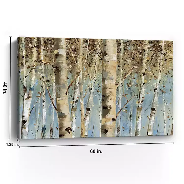 Kirklands Home Canvas Art|White Birch Forest Canvas Art Print, 60x40 in.