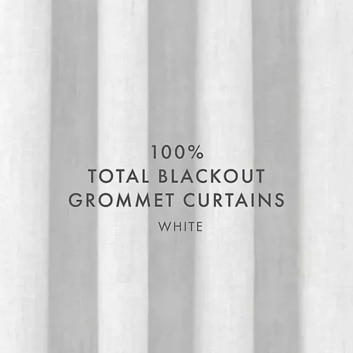 Kirklands Home Curtains & Drapes|Blackout Curtains, 84 in. White