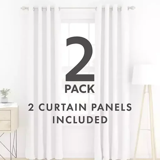 Kirklands Home Curtains & Drapes|Blackout Curtains, 84 in. White