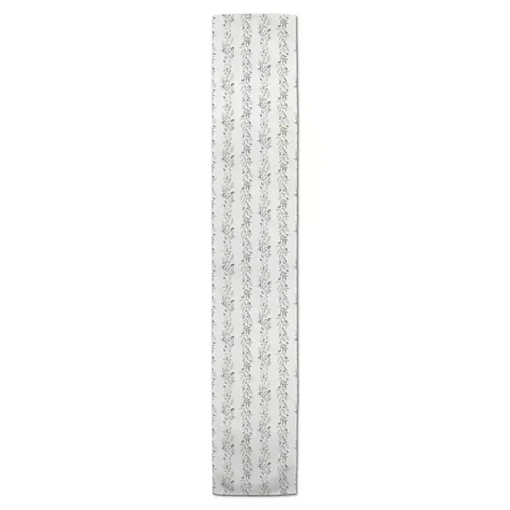 Kirklands Home Table Linens|Botanical Vines Table Runner, 90 in. White