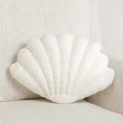 Hot Boucle Clamshell Shaped Pillow Pillows