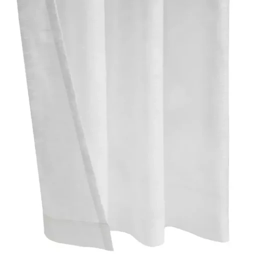 Kirklands Home Curtains & Drapes|Boucle Sheer Single Curtain Panel, 63 in. White