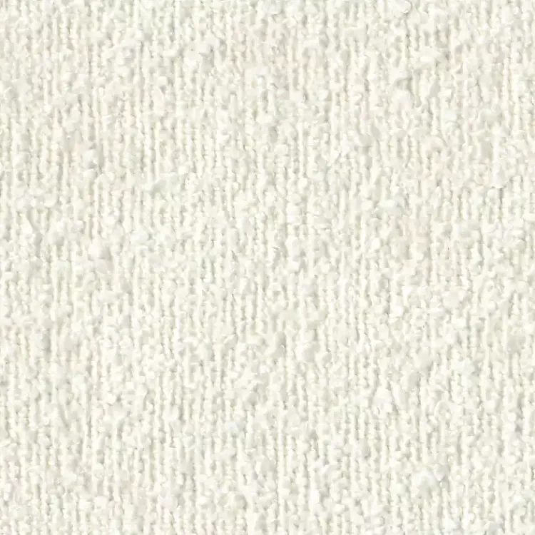 Kirklands Home Accent Chairs|Boucle Wood Frame Accent Chair White