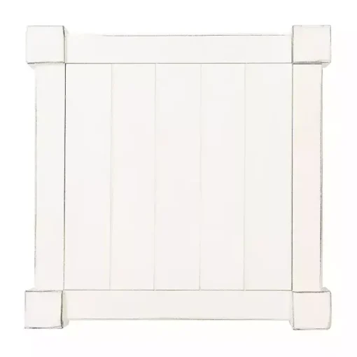 Kirklands Home Accent & End Tables|Carved Pinewood Farmhouse Accent Table White