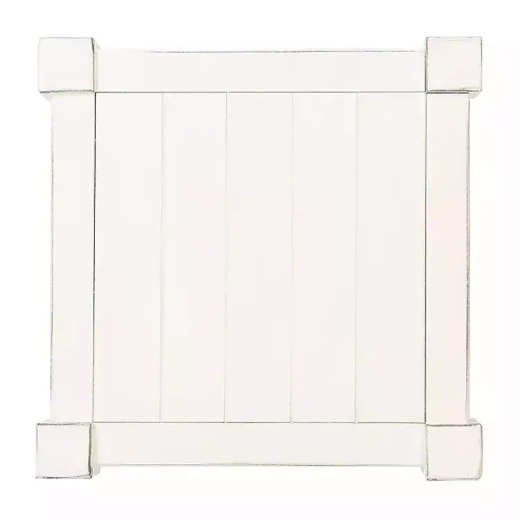 Kirklands Home Accent & End Tables|Carved Pinewood Farmhouse Accent Table White