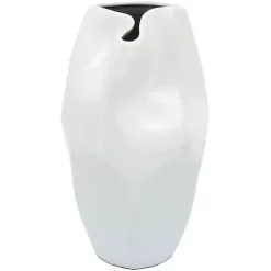 Ceramic Abstract Vase, 14 in. Vases