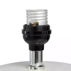 Kirklands Home Table Lamps|Ceramic and Jute Woven Table Lamp White