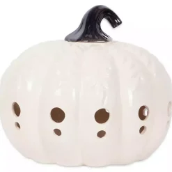 Best Ceramic Leaf Pre-Lit Pumpkin Lantern Lanterns