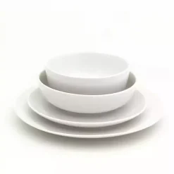 Kirklands Home Dinnerware|Ceramic 16-pc. Dinnerware Set White
