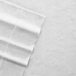 Kirklands Home Bed Sheets|Chambray 4-pc. California King Sheet Set White