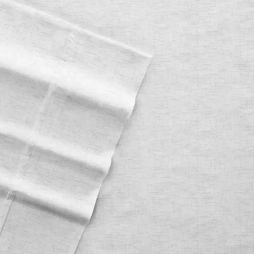 Kirklands Home Bed Sheets|Chambray 4-pc. California King Sheet Set White