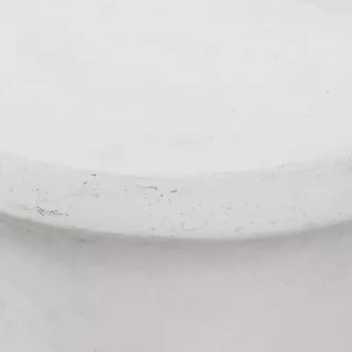Kirklands Home Outdoor Tables|Clay Hourglass Accent Table White