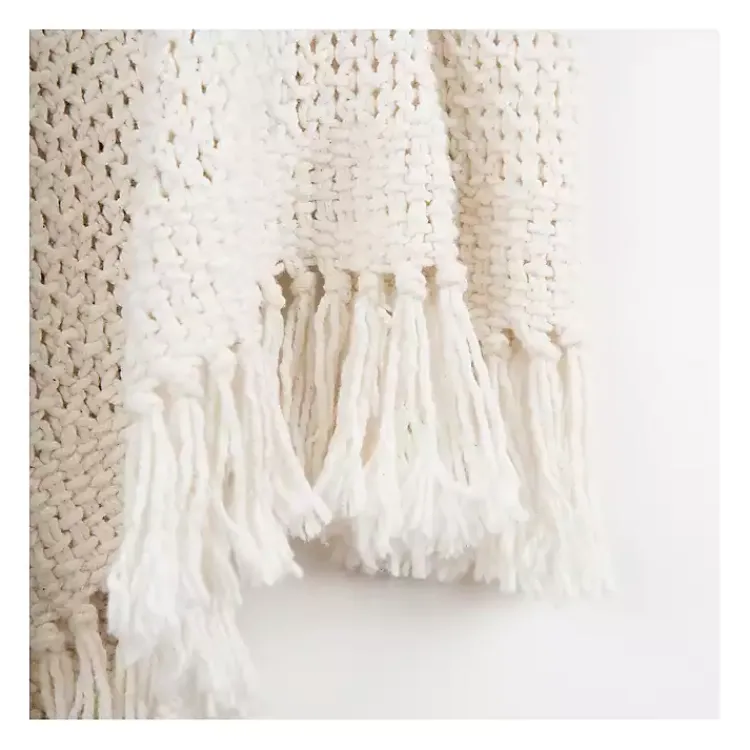 Cotton Tassel Throw Blankets & Throws
