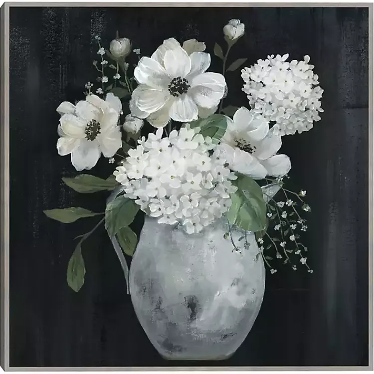 Kirklands Home Canvas Art|White Country Collection Framed Canvas Art Print