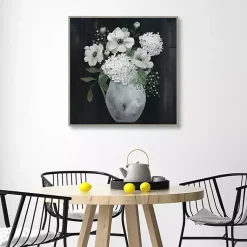 Kirklands Home Canvas Art|White Country Collection Framed Canvas Art Print