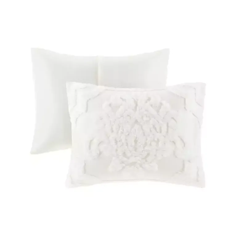 Kirklands Home Comforters|Damask Full/Queen 3-pc. Comforter Set White
