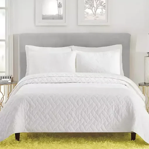 Kirklands Home Bedspreads & Coverlets|Dream Weaver 3-pc. King Coverlet Set White