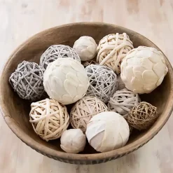 New White Dried Orb Bag Bowl Filler