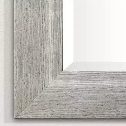 Kirklands Home Full Length & Floor Mirrors|White Driftwood Framed Leaner Mirror