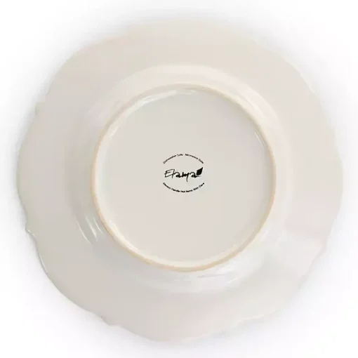 Kirklands Home Dinnerware|Embossed Scalloped 16-pc. Dinnerware Set White