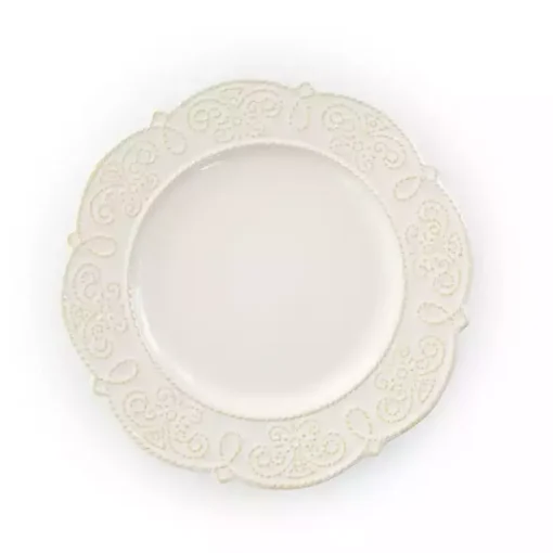 Kirklands Home Dinnerware|Embossed Scalloped 16-pc. Dinnerware Set White