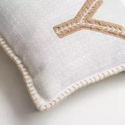 Best White Embroidered Joy Christmas Pillow Christmas Pillows