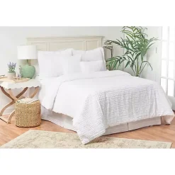 Kirklands Home Comforters|Eyelash 5-pc. King Comforter Set White