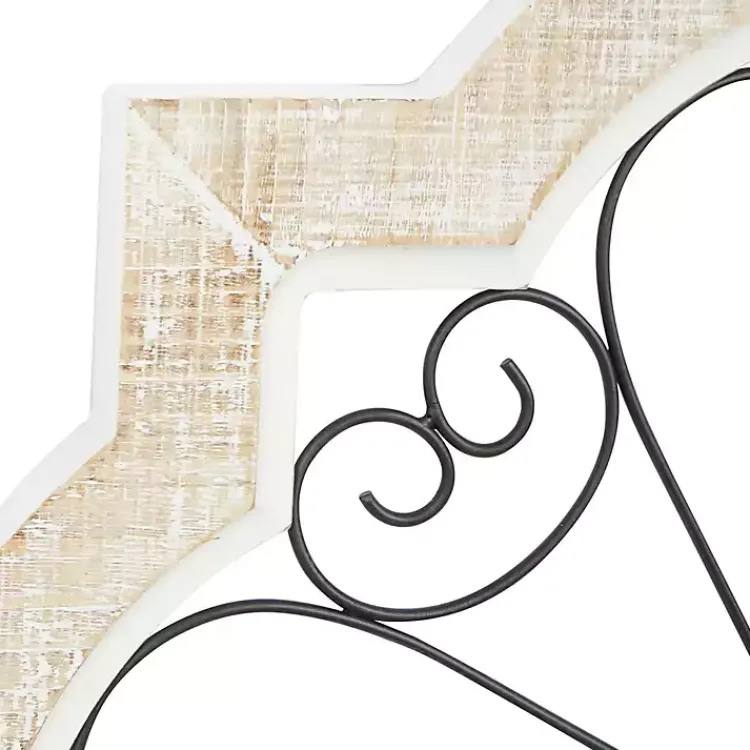 Kirklands Home Wall Plaques|Farmhouse Abstract Wall Plaque White