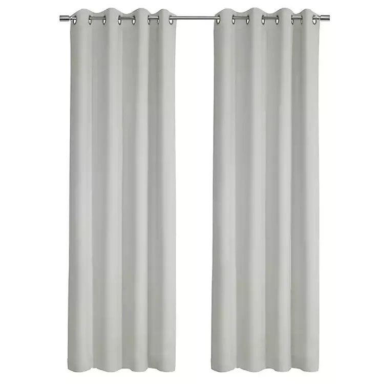 Kirklands Home Curtains & Drapes|Faux Suede Blackout Curtain Panel, 108 in. White