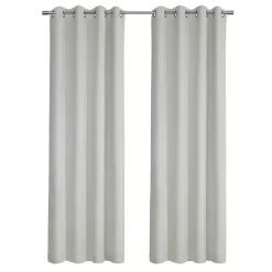 Kirklands Home Curtains & Drapes|Faux Suede Blackout Curtain Panel, 84 in. White