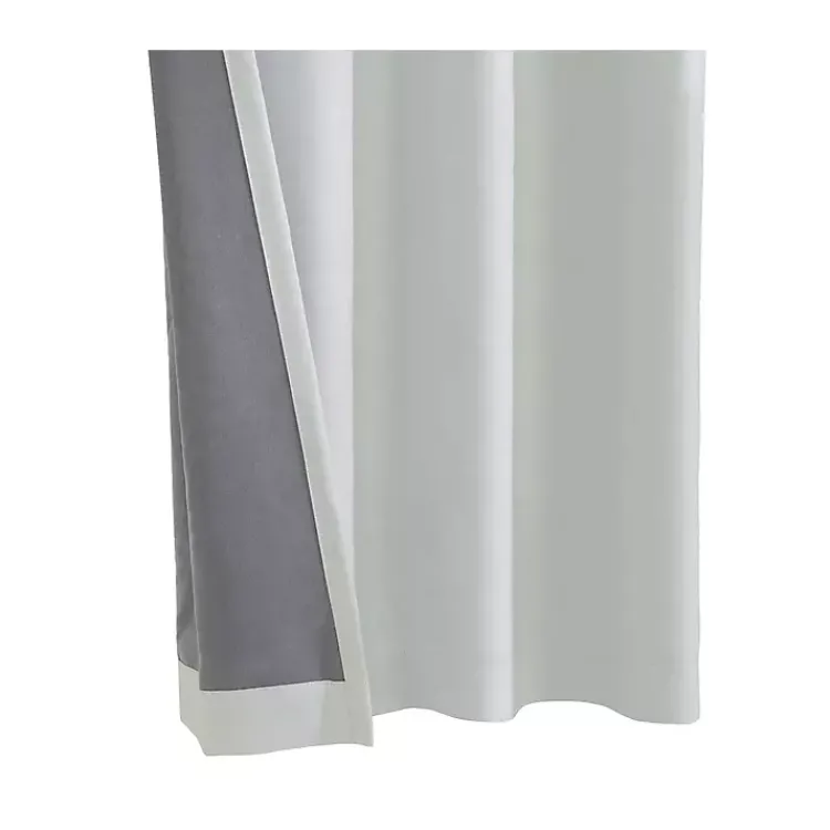Kirklands Home Curtains & Drapes|Faux Suede Blackout Curtain Panel, 95 in. White