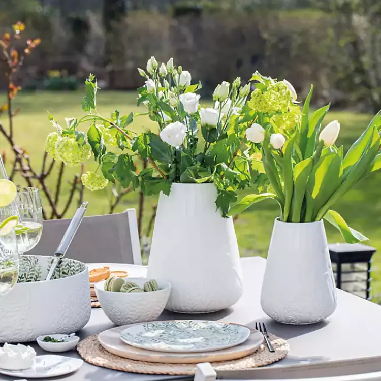 Clearance Floral Meadow Embossed Vase Vases