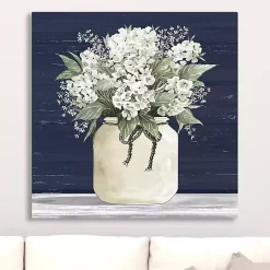 Kirklands Home Canvas Art|White Flowers II Giclee Canvas Print, 30x30 in.